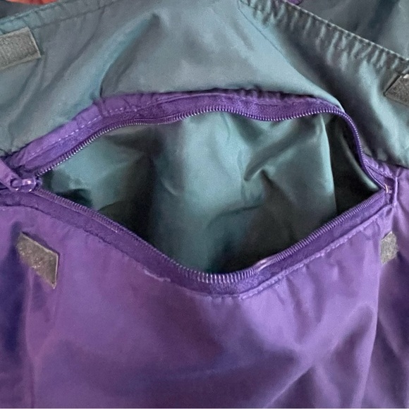 🛶🌈🌲Columbia Vintage Anorak Windbreaker Jacket. Teal, bluish purple. - Picture 5 of 13